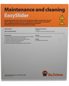 Wartungstafel GB: EasySlider